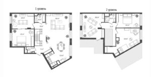 Корпус 5 - Особняк Решетникова - Планировка трехкомнатной квартиры (и больше) в ЖК Вознесенский в Тюмени